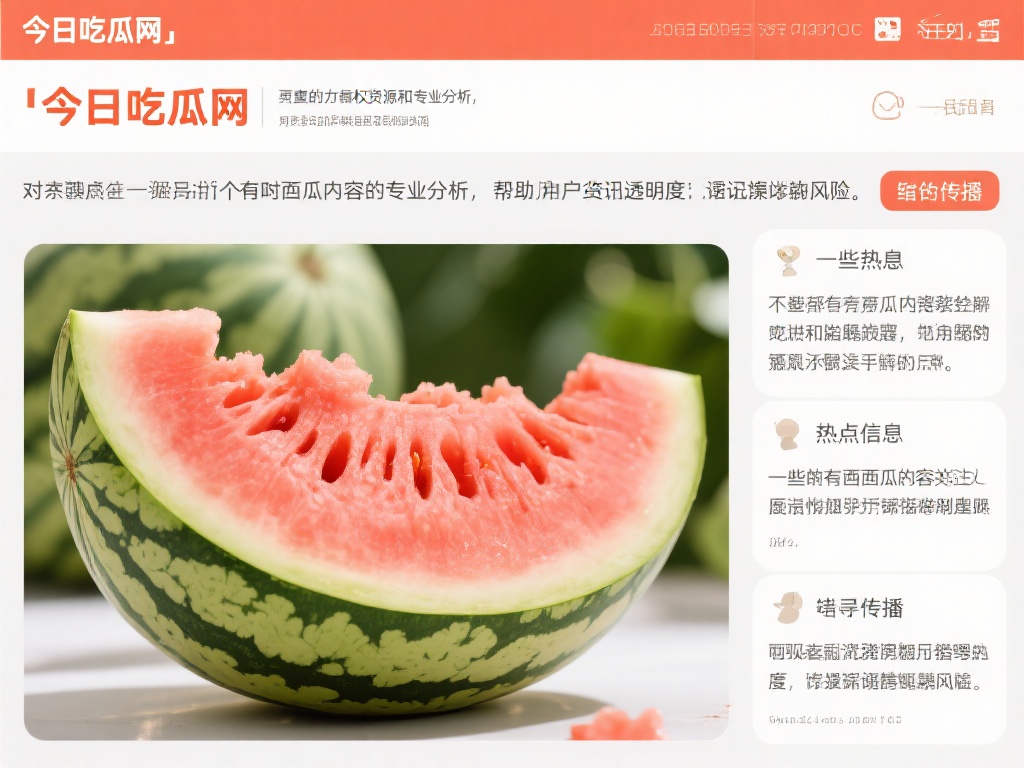 并非所有吃瓜内容都值得关注。一些热点信息