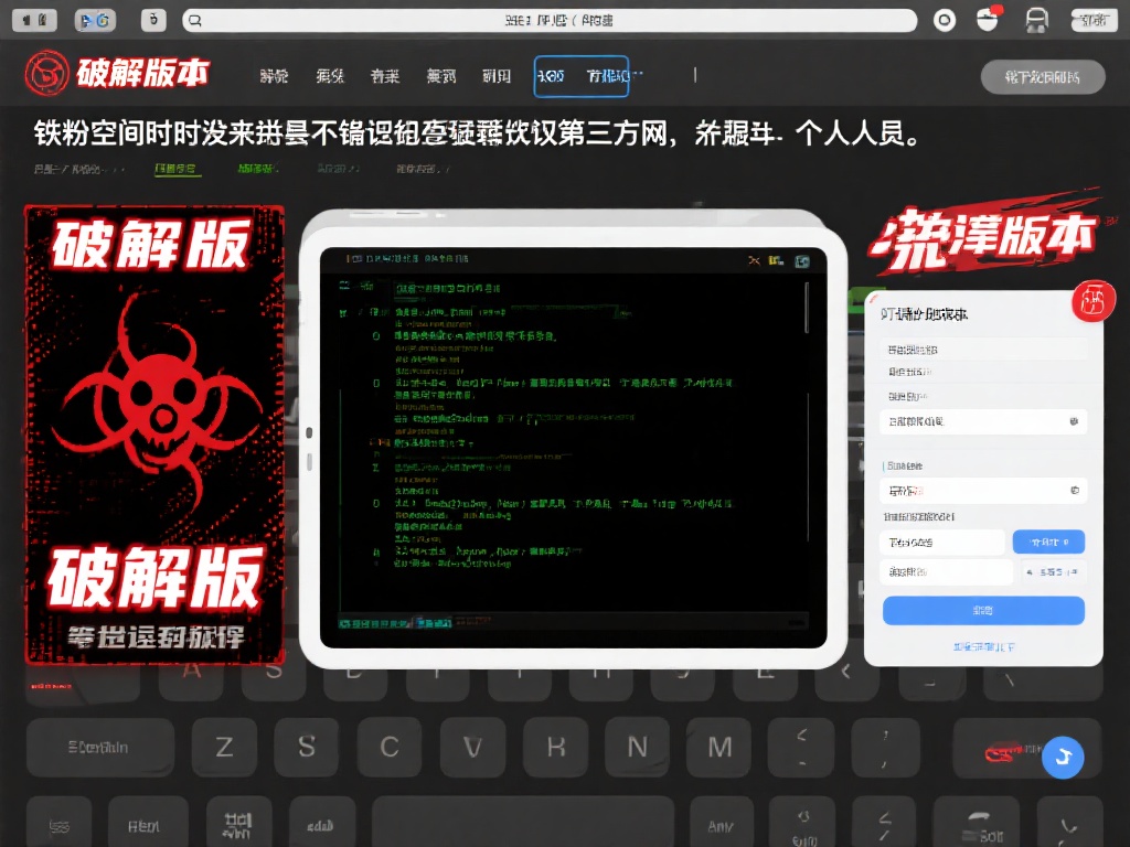 病毒与恶意程序的威胁
破解版本的铁粉空